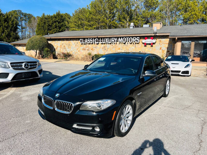 2015 BMW 5 Series for sale at Classic Luxury Motors in Buford GA