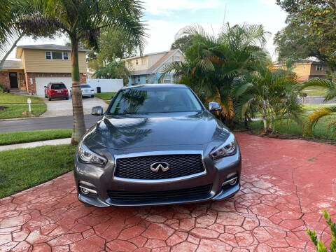 2015 Infiniti Q50 for sale at ONYX AUTOMOTIVE, LLC in Largo FL