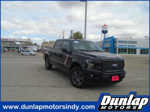 2018 Ford F-150 for sale at DUNLAP MOTORS INC in Independence IA