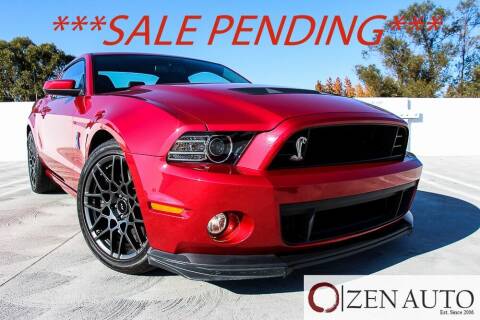 2013 Ford Shelby GT500 for sale at Zen Auto Sales in Sacramento CA