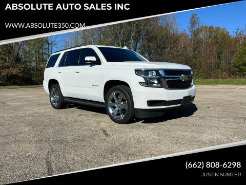 2017 Chevrolet Tahoe for sale at ABSOLUTE AUTO SALES INC in Corinth MS