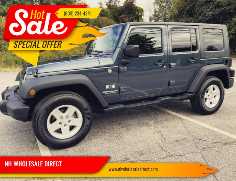 2008 Jeep Wrangler Unlimited for sale at NH WHOLESALE DIRECT in Derry NH