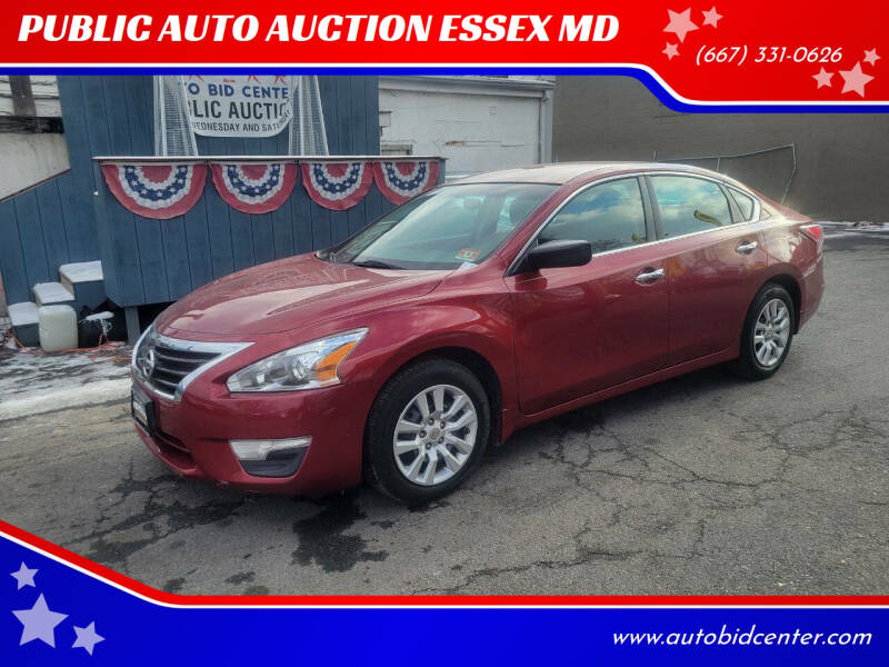 2014 Nissan Altima for sale at PUBLIC AUTO AUCTION ESSEX MD in Essex MD