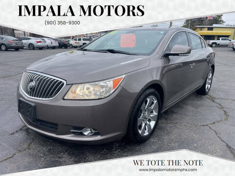 2012 Buick LaCrosse for sale at IMPALA MOTORS in Memphis TN