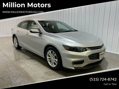 2016 Chevrolet Malibu for sale at Million Motors in Adel IA