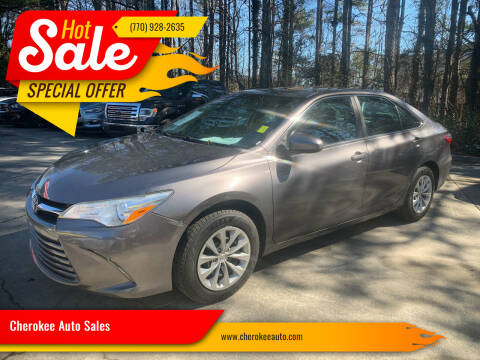 2016 Toyota Camry for sale at Cherokee Auto Sales in Acworth GA