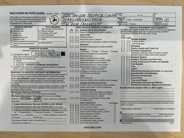 2025 Chrysler Pacifica Limited