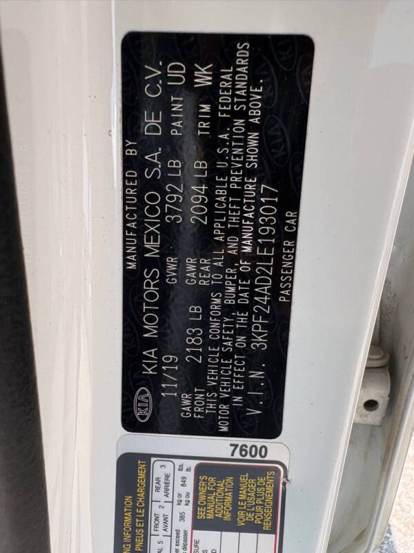 2020 Kia Forte