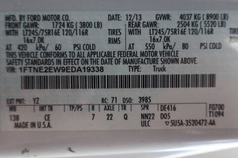 2014 Ford E-Series E-250