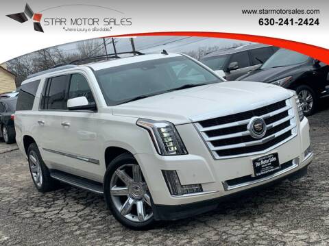 2015 Cadillac Escalade ESV for sale at Star Motor Sales in Downers Grove IL