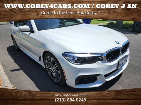 2019 BMW 5 Series for sale at WWW.COREY4CARS.COM / COREY J AN in Los Angeles CA