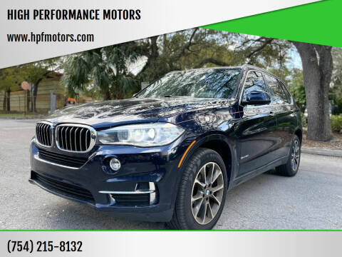2018 BMW X5 for sale at HIGH PERFORMANCE MOTORS in Hollywood FL