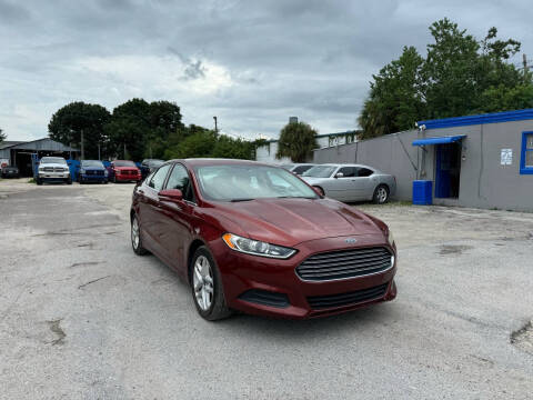 2014 Ford Fusion for sale at GOODFELLAS AUTO LLC in Largo FL