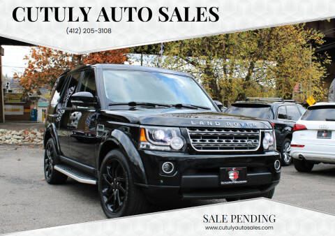 2016 Land Rover LR4 for sale at Cutuly Auto Sales in Pittsburgh PA