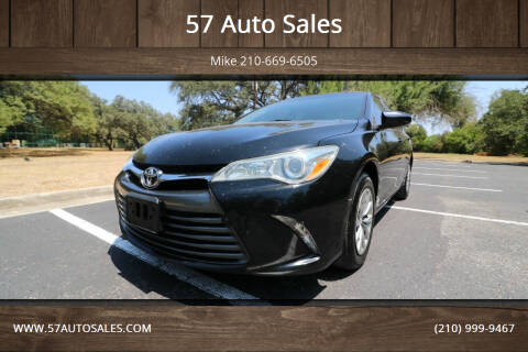 2017 Toyota Camry for sale at 57 Auto Sales in San Antonio TX