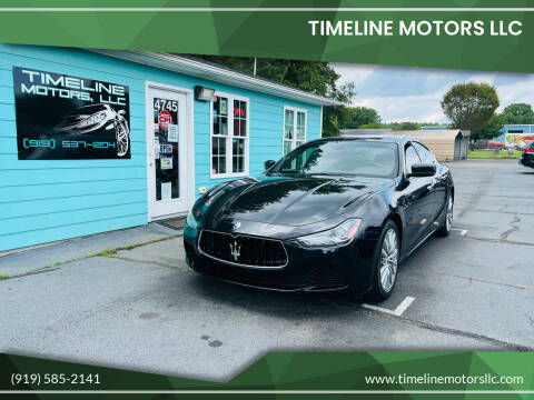 2016 Maserati Ghibli for sale at Timeline Motors LLC in Clayton NC