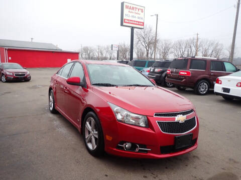 2014 Chevrolet Cruze for sale at Marty's Auto Sales in Savage MN