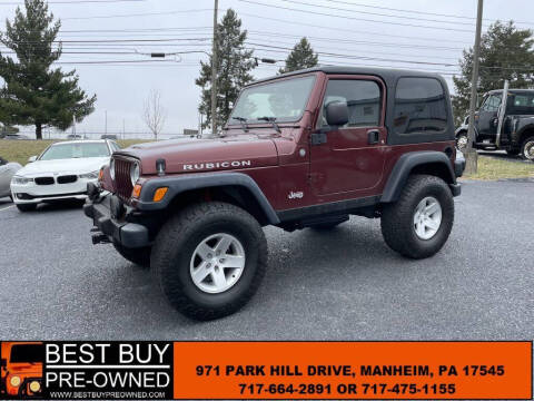 2004 Jeep Wrangler for sale at Best Buy Pre-Owned in Manheim PA