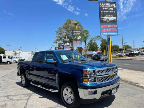 2015 Chevrolet Silverado 1500 for sale at Sanmiguel Motors in South Gate CA