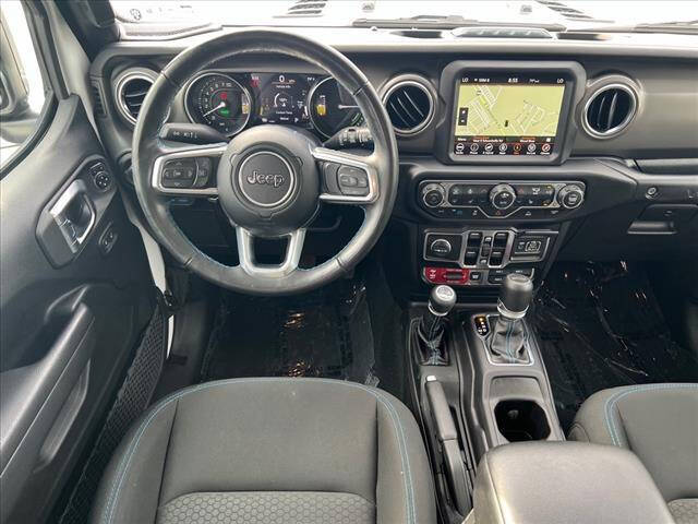 Used 2022 Jeep Wrangler Unlimited Rubicon 4XE with VIN 1C4JJXR69NW108154 for sale in Wood River, IL