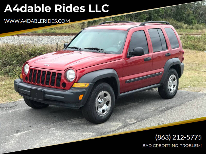 2007 Jeep Liberty for sale at A4dable Rides LLC in Haines City FL