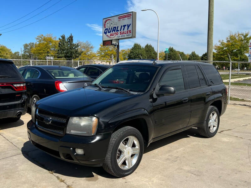 2008 Chevrolet TrailBlazer for sale at QUALITY AUTO SALES in Wayne MI