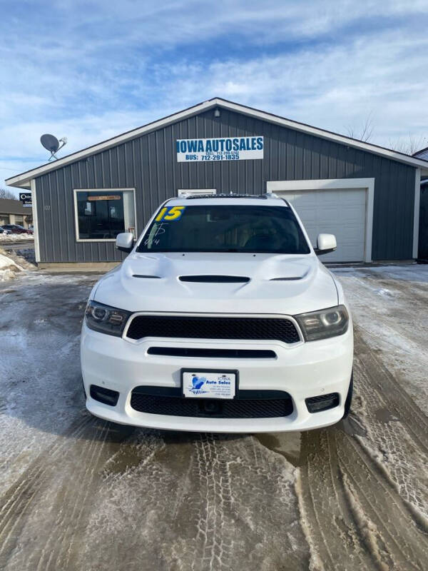 2015 Dodge Durango for sale at Iowa Auto Sales in Storm Lake IA