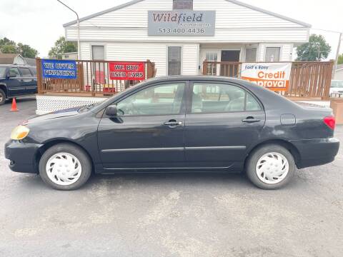 2005 Toyota Corolla for sale at Wildfield Automotive Inc in Blanchester OH