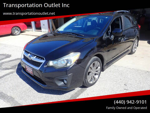 2012 Subaru Impreza for sale at Transportation Outlet Inc in Eastlake OH