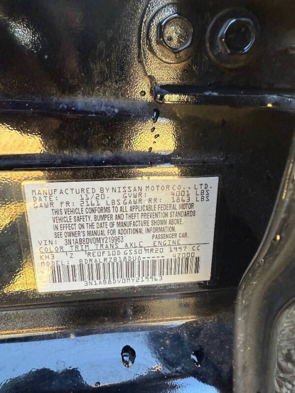 2021 Nissan Sentra SR