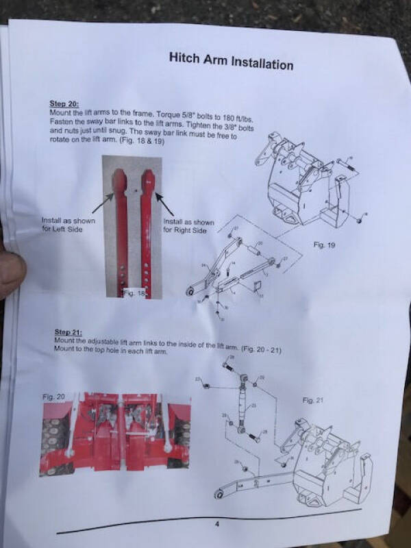 2017 Ventrac 3 PT Hitch 4100 & 4200
