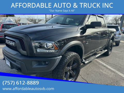 2019 RAM 1500 Classic for sale at AFFORDABLE AUTO & TRUCK INC in Virginia Beach VA