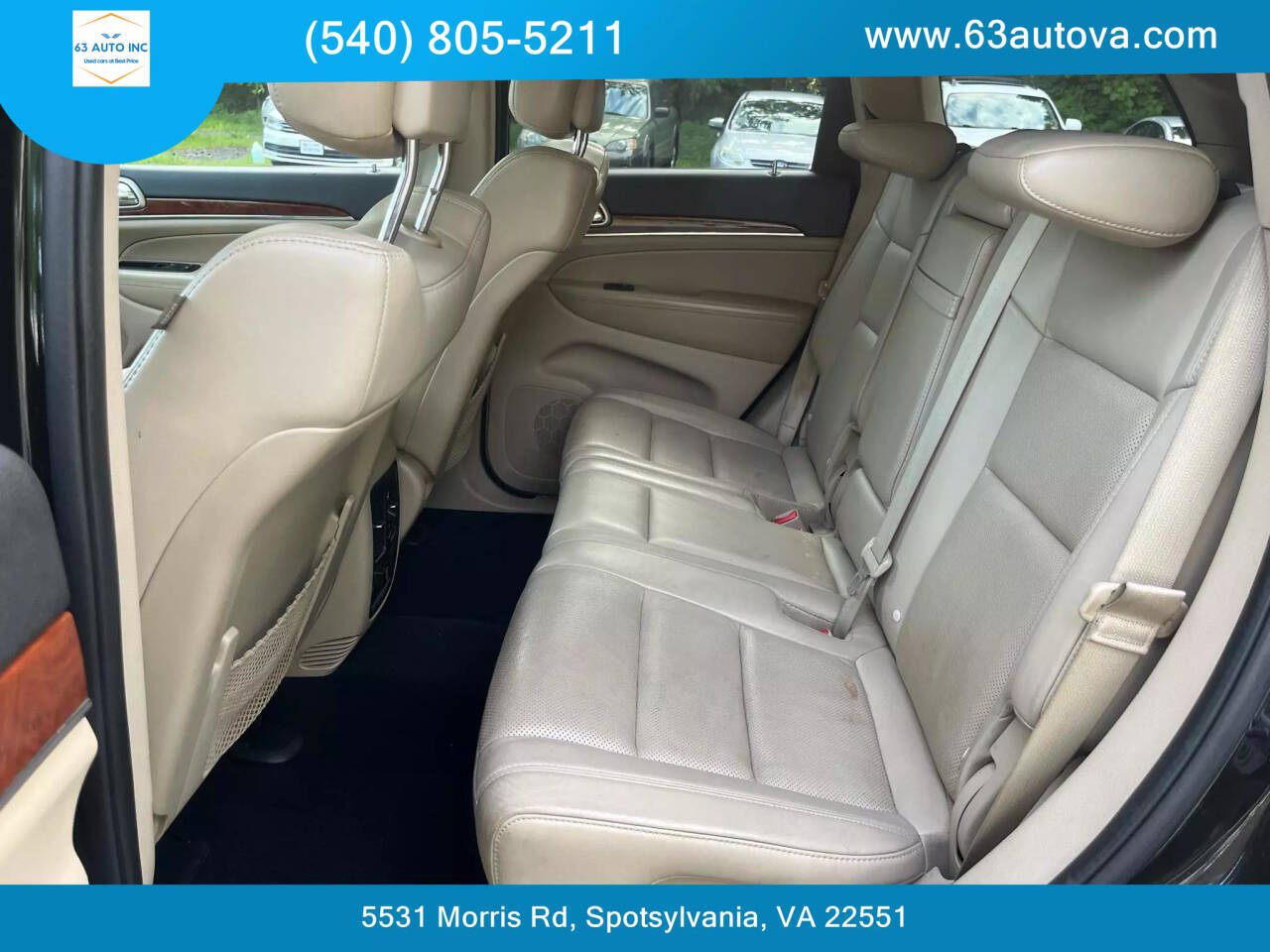 2012 Jeep Grand Cherokee for sale at 63 Auto Inc in Spotsylvania, VA