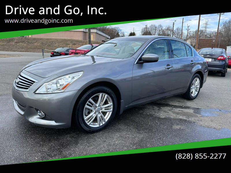 2011 Infiniti G37 Sedan for sale at Drive and Go, Inc. in Hickory NC