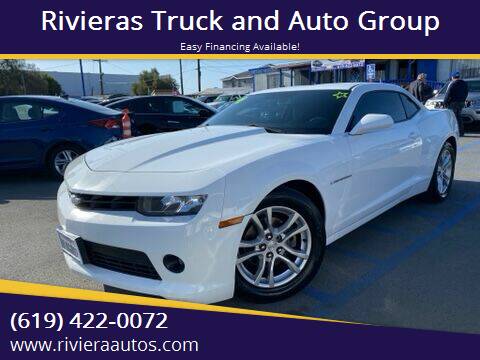 2015 Chevrolet Camaro for sale at Rivieras Truck and Auto Group in Chula Vista CA