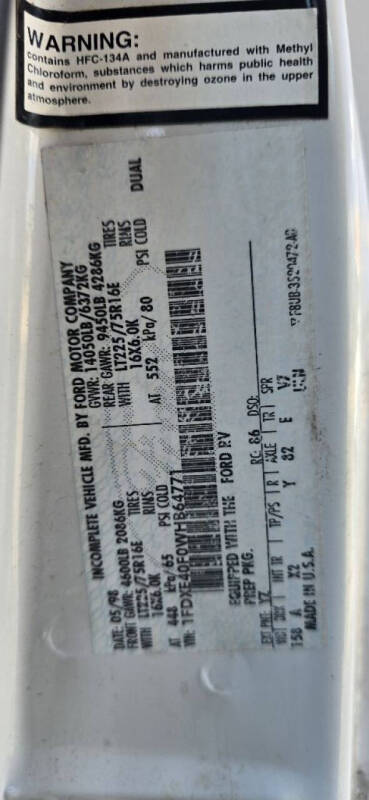 1998 Ford E-Super Duty