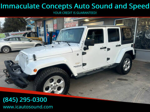 2014 Jeep Wrangler Unlimited for sale at Immaculate Concepts Auto Sound and Speed in Liberty NY