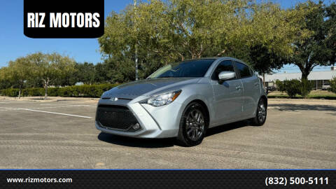 2020 Toyota Yaris Hatchback for sale at RIZ MOTORS in Stafford TX