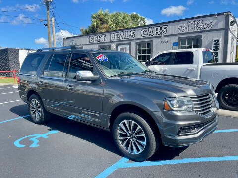 2015 Lincoln Navigator for sale at Best Deals Cars Inc in Fort Myers FL