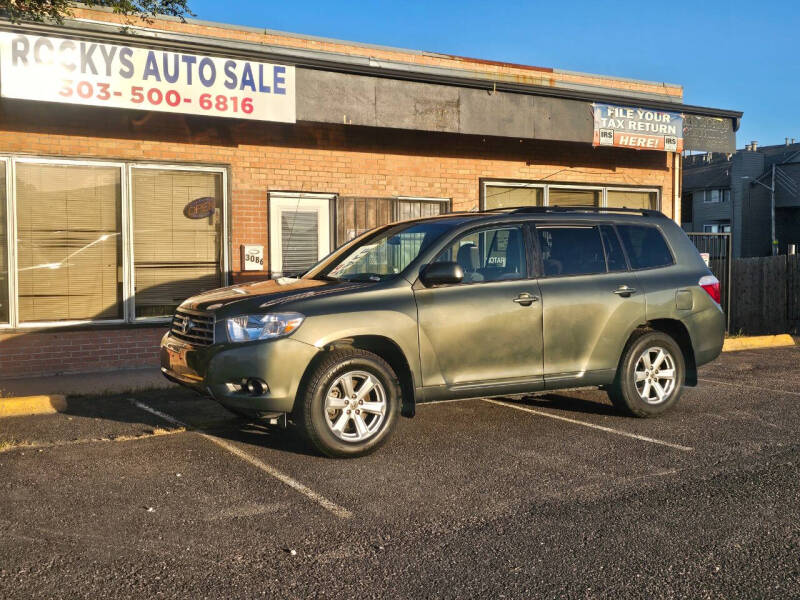 2009 Toyota Highlander for sale at Rockys Auto Sale LLC in Denver CO