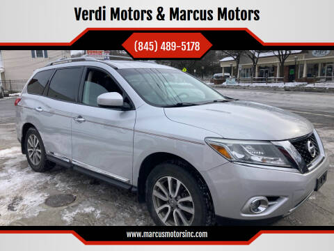 2013 Nissan Pathfinder for sale at Verdi Motors & Marcus Motors in Pleasant Valley NY