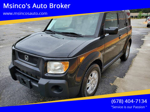 2006 Honda Element for sale at Msinco's Auto Broker in Snellville GA
