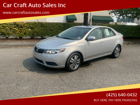 2013 Kia Forte for sale at Car Craft Auto Sales Inc in Lynnwood WA