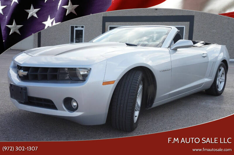 2012 Chevrolet Camaro for sale at F.M Auto Sale LLC in Dallas TX