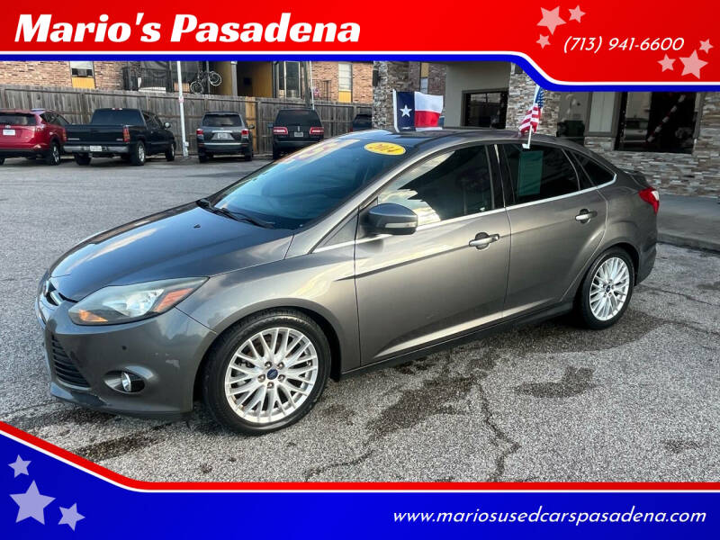 2014 Ford Focus for sale at Mario's Pasadena in Pasadena TX