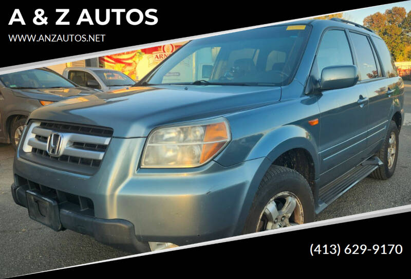 2006 Honda Pilot for sale at A & Z AUTOS in Westfield MA