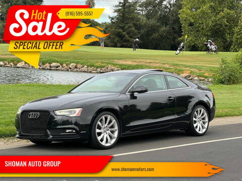 2013 Audi A5 for sale at SHOMAN AUTO GROUP in Davis CA