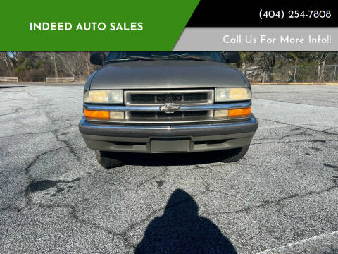 2001 Chevrolet Blazer for sale at Indeed Auto Sales in Lawrenceville GA