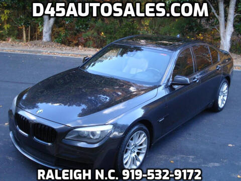 2011 BMW 7 Series for sale at D45 Auto Brokers in Raleigh NC