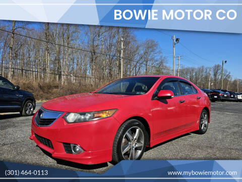2012 Acura TSX for sale at Bowie Motor Co in Bowie MD